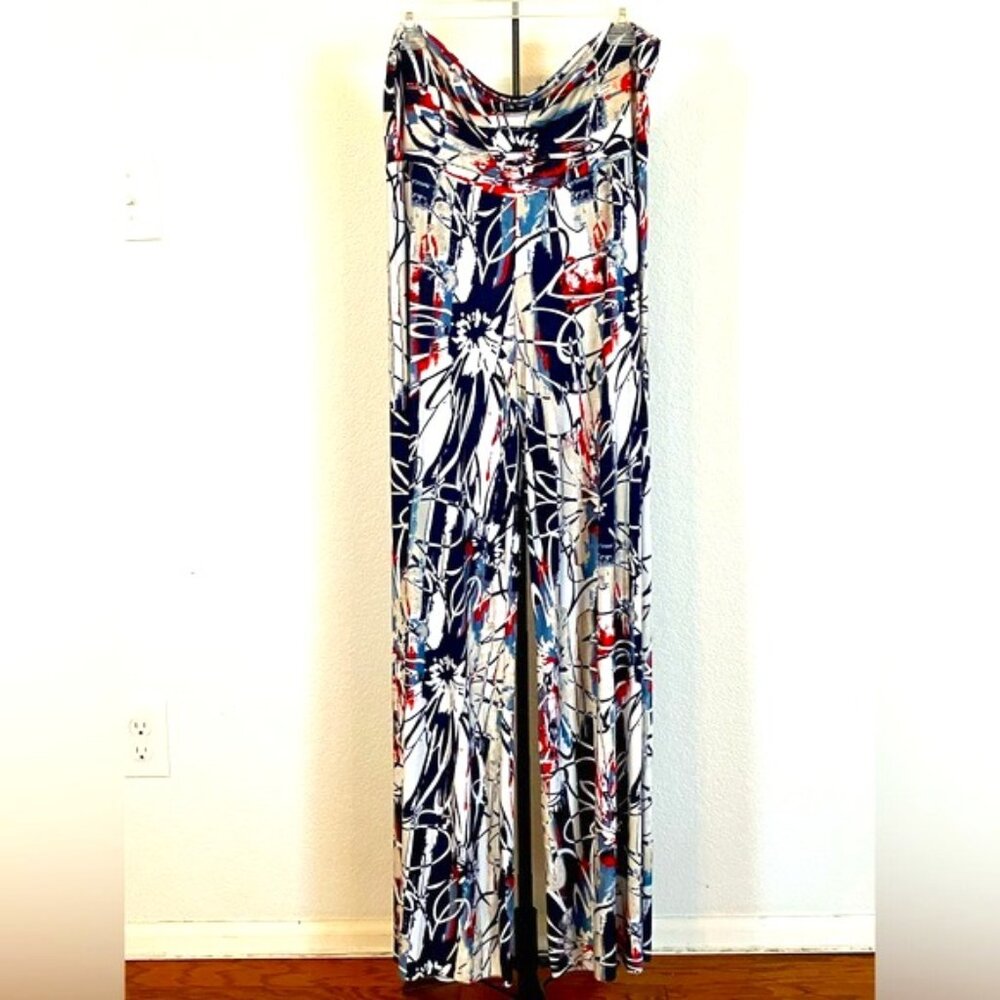 Uptown USA | Wide Leg Multi-Color Palazzo Pants